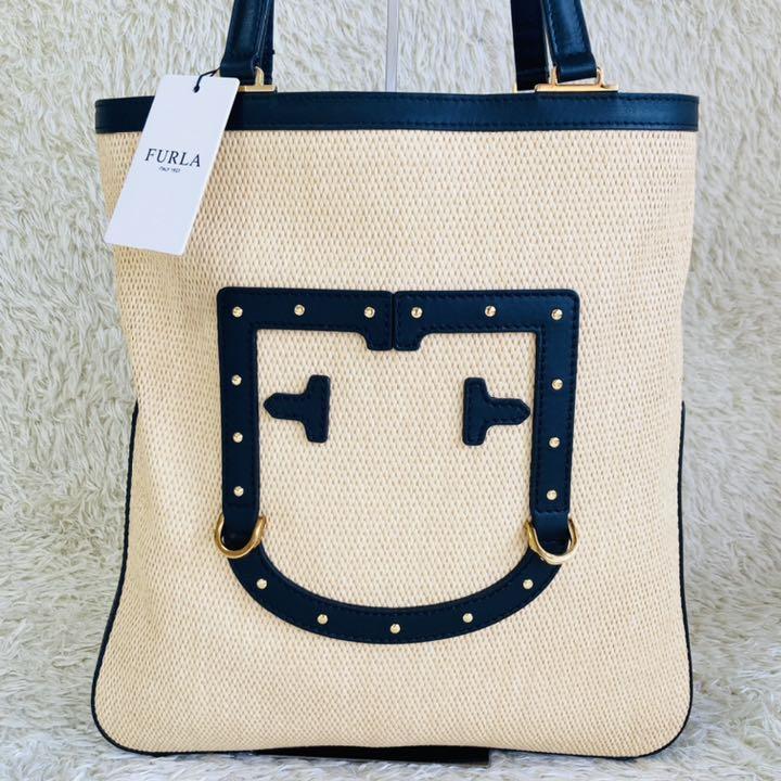 未使用品 FURLA フルラ フォルテッツァ トート ハンドバッグ