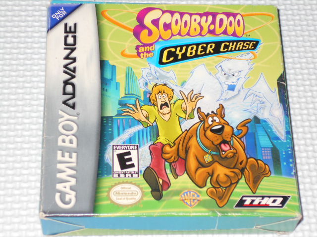GBA★SCOOBY DOO and the CYBER CHASE 海外版 端子清掃済 ポスター付★箱付・説明書付・ソフト付