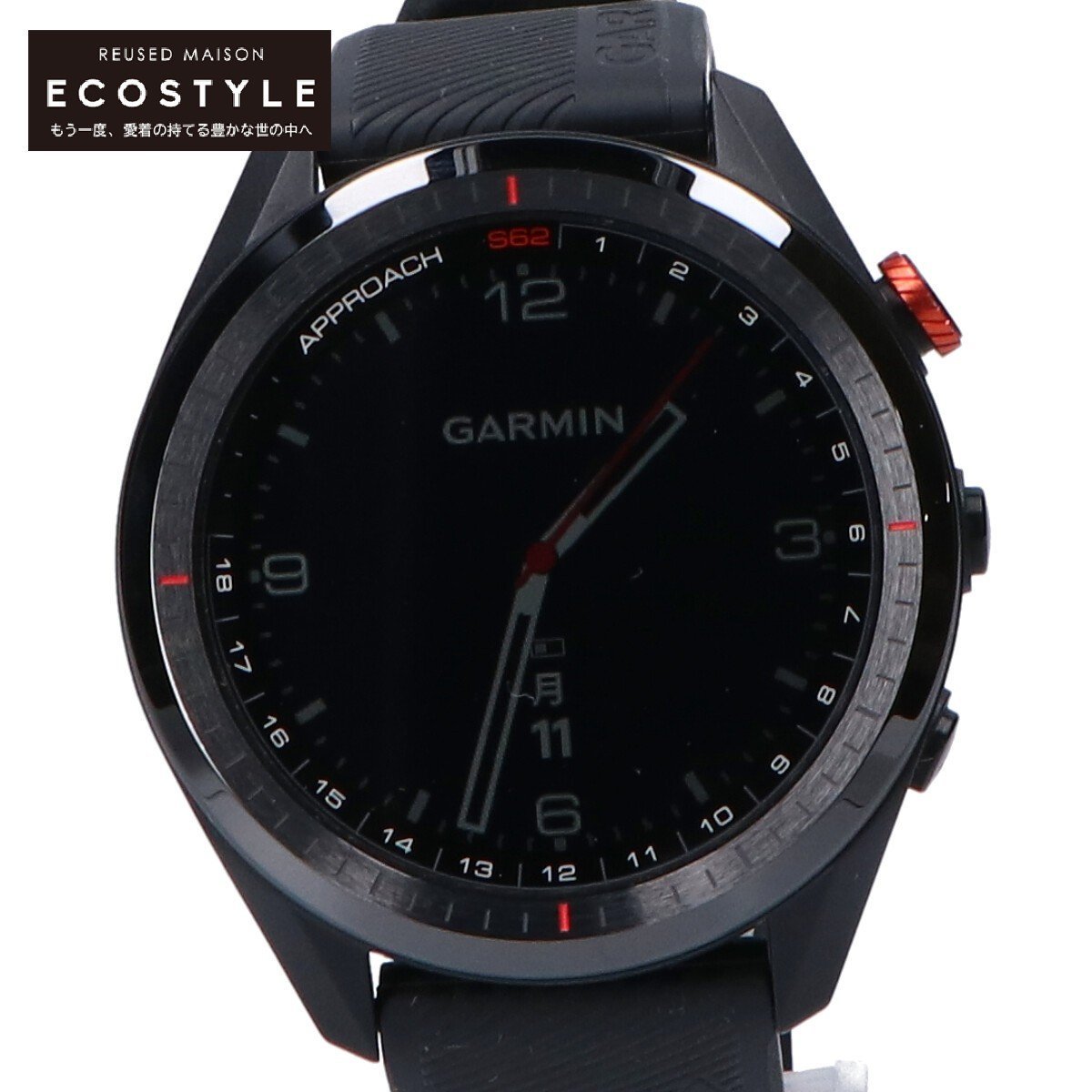【1円】GARMIN ガーミン 010-02200-20 Approach S62 GPS ゴルフウォッチ スマートウォッチ 腕時計 Black