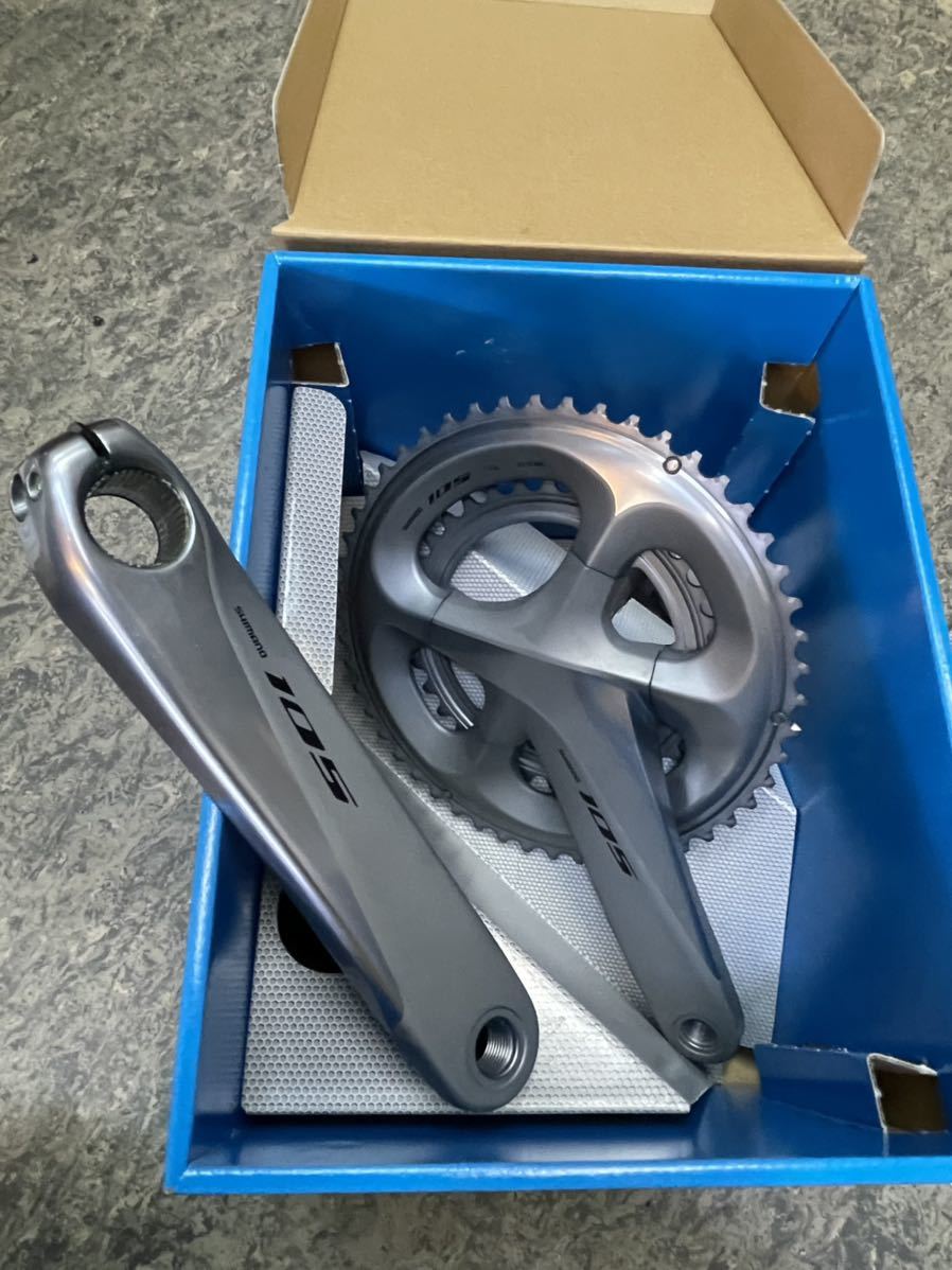 送料込】 105 シマノ 新品 箱入 即納 宅急便送料込み シルバー 50×34T