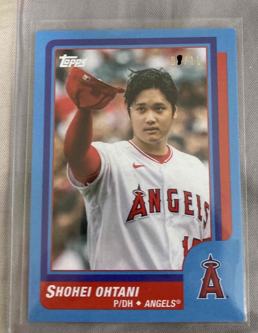 限定７/１０] Topps Throwback Thursday 大谷翔平 ブルーパラレル