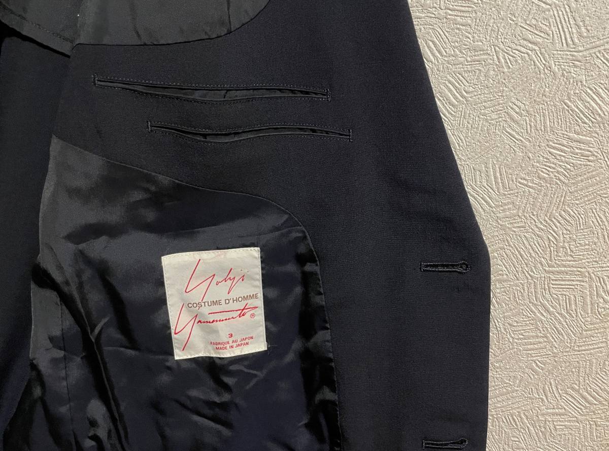 ◯ Yohji Yamamoto COSTME D' HOMME ヨウジヤマモト テーラード