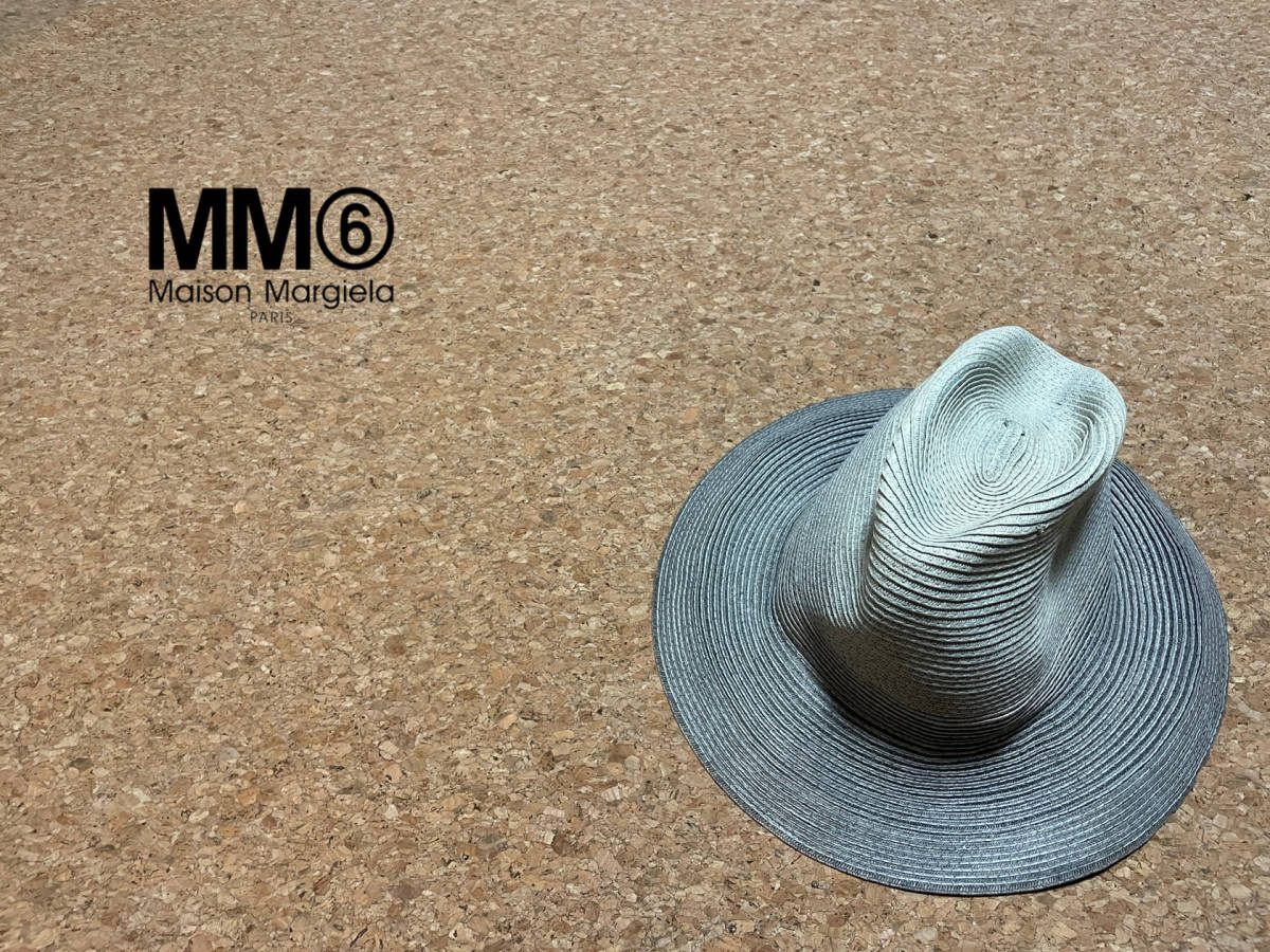 ◯ イタリア製 Maison Martin Margiela グラデーション ストローハット / メゾン マルタン マルジェラ 麦わら 帽子 Mens  Ladies #Sirchive