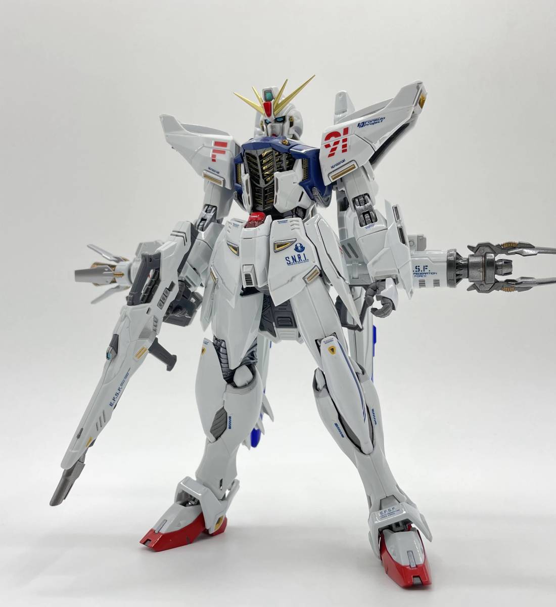 METAL BUILD ガンダムF91 + METAL BUILD ガンダムF91 MSVオプション