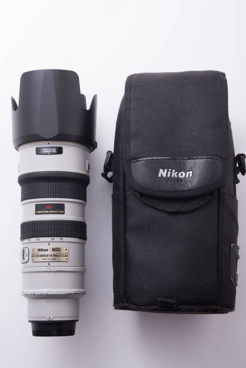 最も 交換レンズ 撮影確認済 Nikon 望遠ズーム レンズ AF-S VR Zoom-Nikkor ED 70-200mm F2.8G