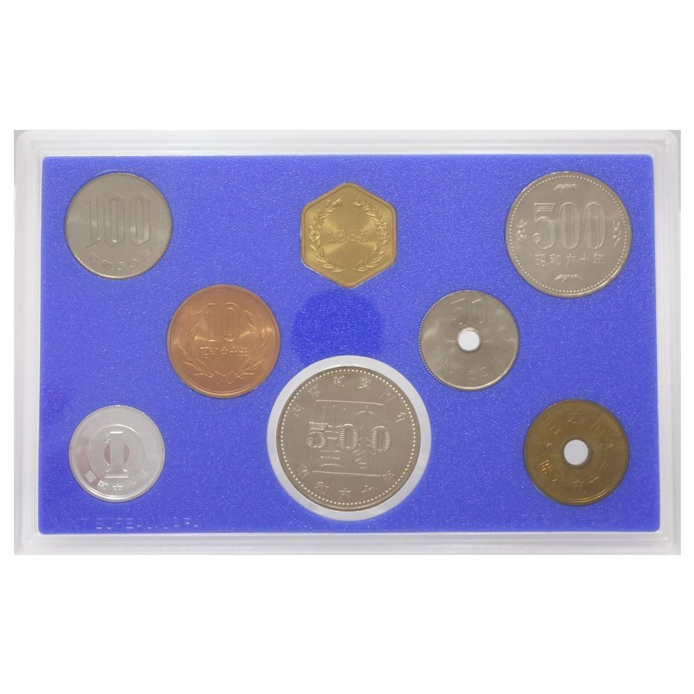  устойчивый деньги структура . отдел Showa 60 год 1985 год номинальная стоимость 1166 иен памятная монета комплект коллекция * не использовался /081177