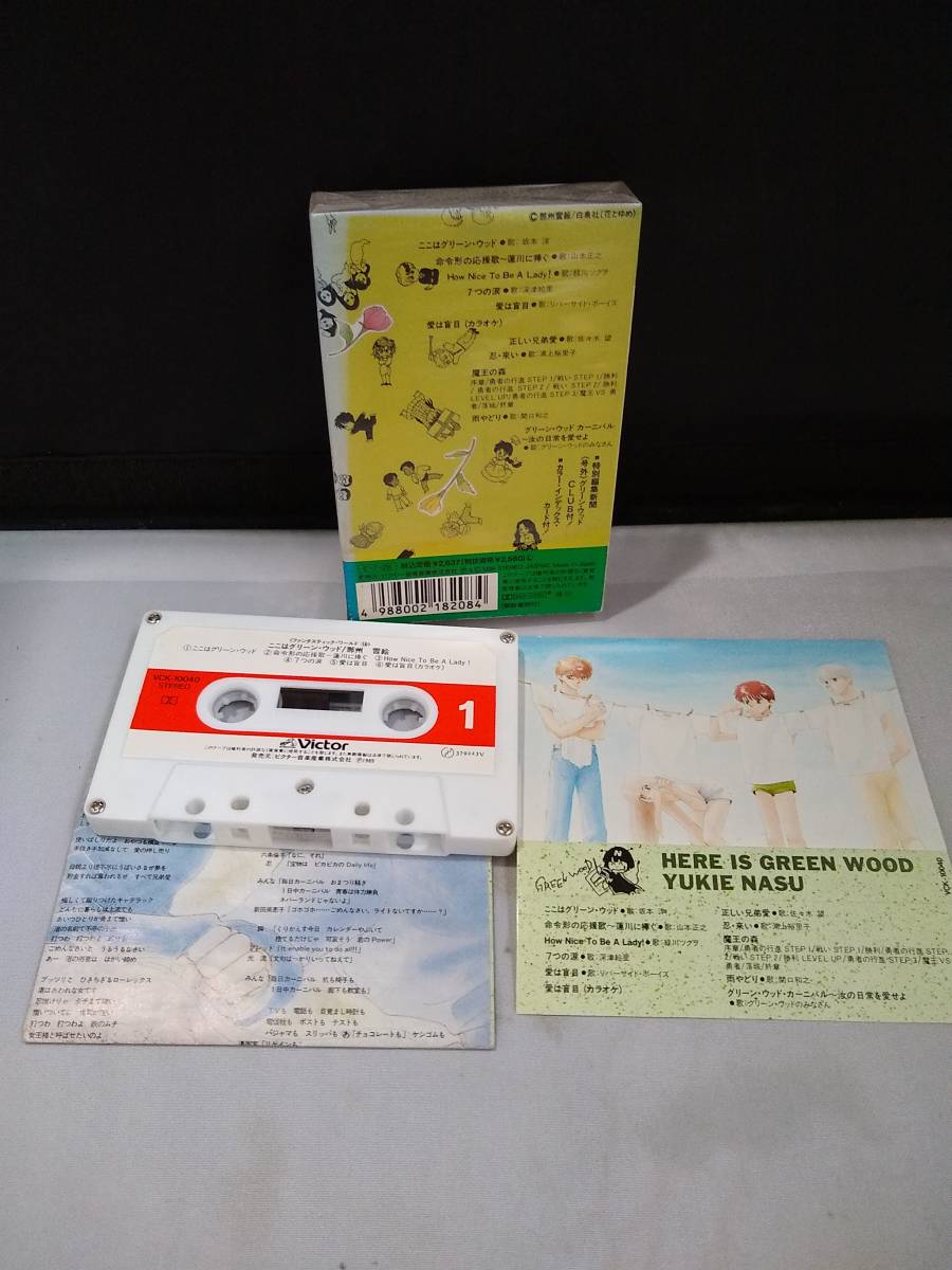 C6035 cassette tape here is green * wood .. snow ... peace .( Southern All Stars )