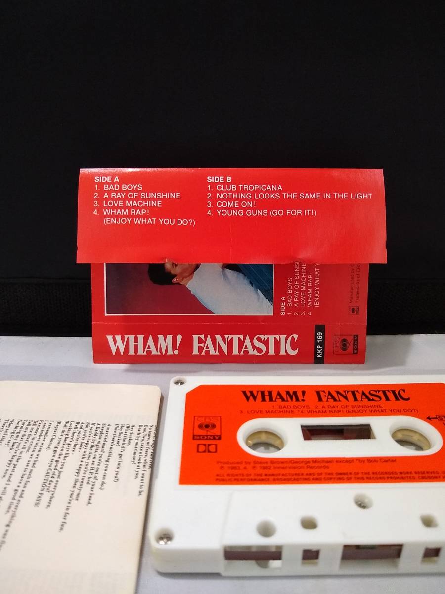 C6115 カセットテープ WHAM! ワム! FANTASTIC ファンタスティック  KKP 169 Hong Kong 香港版の画像2
