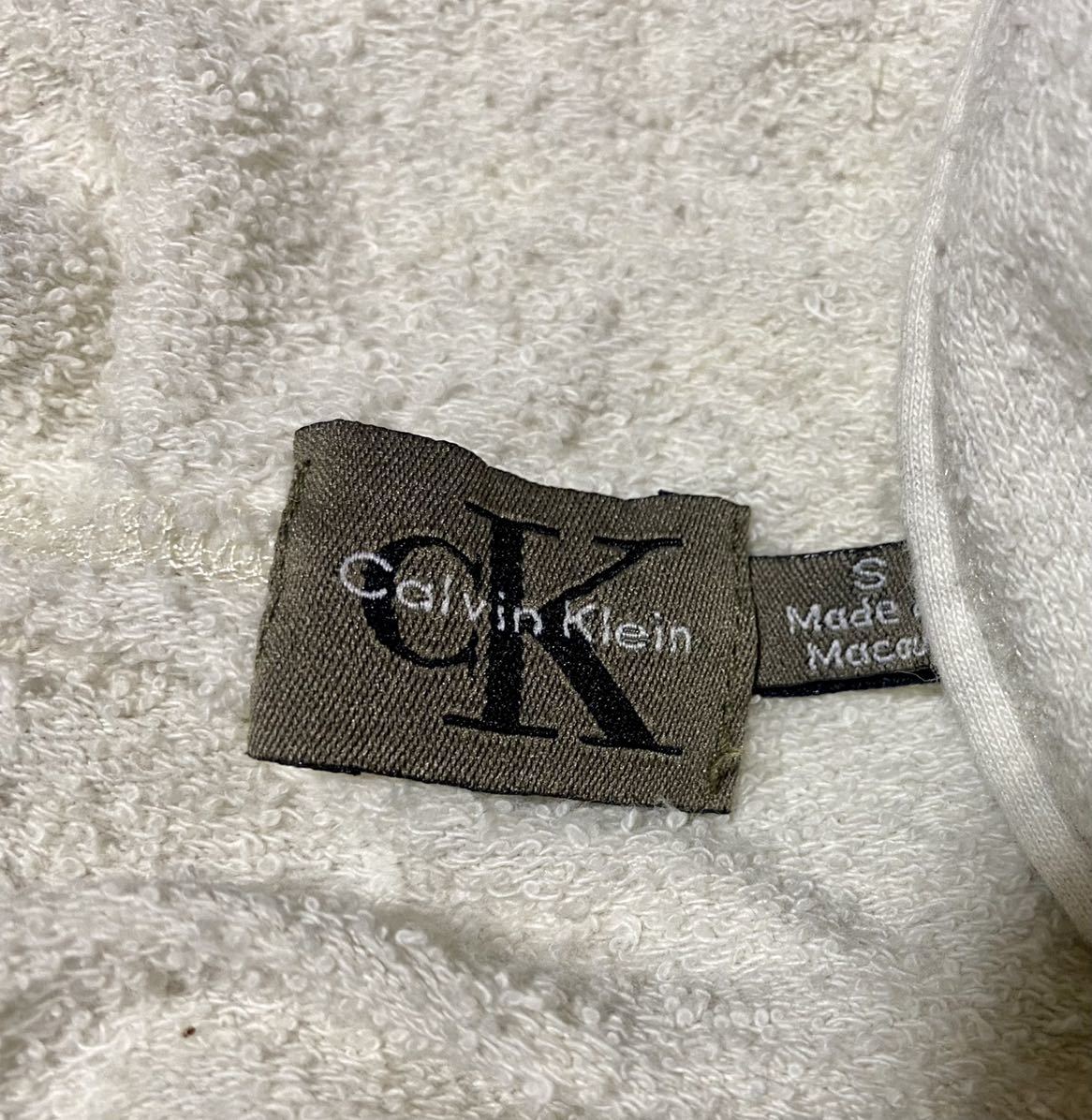 カルバンクライン Calvin Klein 長袖 パーカー メンズS コットン100% 着心地良_画像3