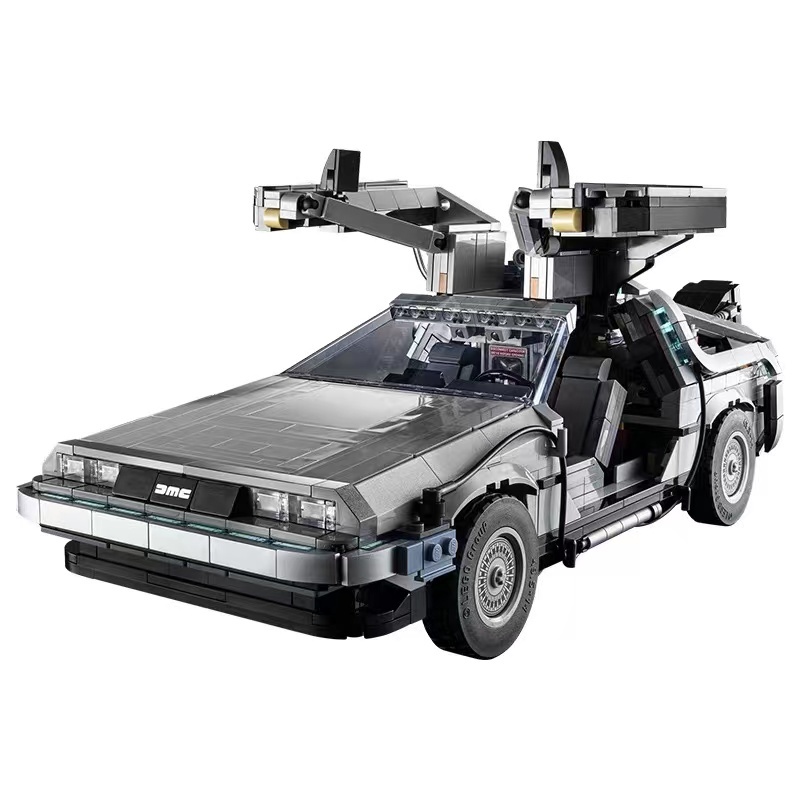 Back タイムマシン デロリアン バックトゥザフューチャー the to レゴ future BTTF - ghtracking.com