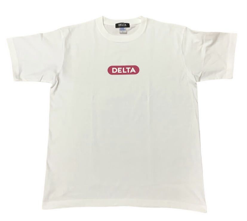 正規代理店 DELTA☆DECK T-SHIRTWHIITE【L】 LOGO 文字、ロゴ 正規代理店 DELTA☆DECK T-SHIRTWHIITE【L】 LOGO 文字、ロゴ