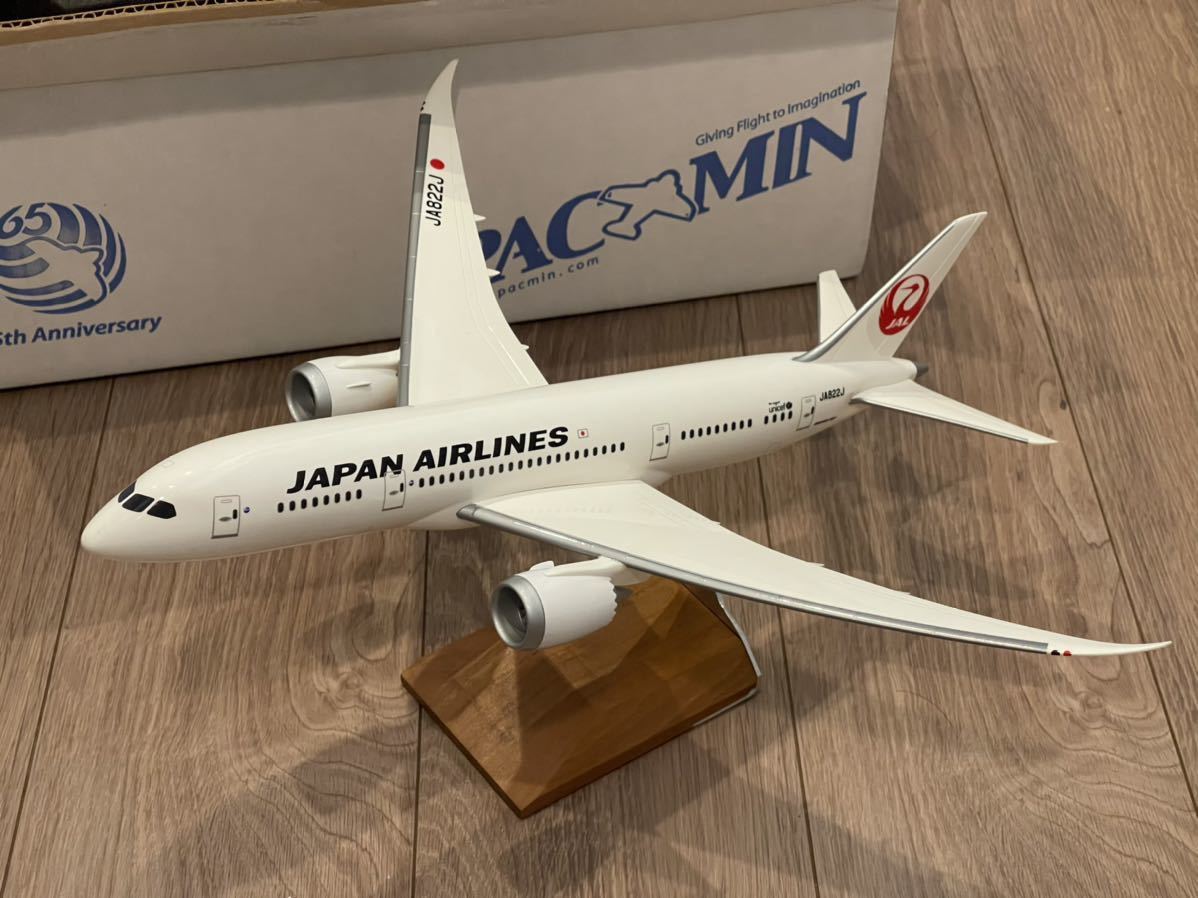 最高級】 JAL 日本航空 PACMIN パックミン社製B787-8 1/144 模型