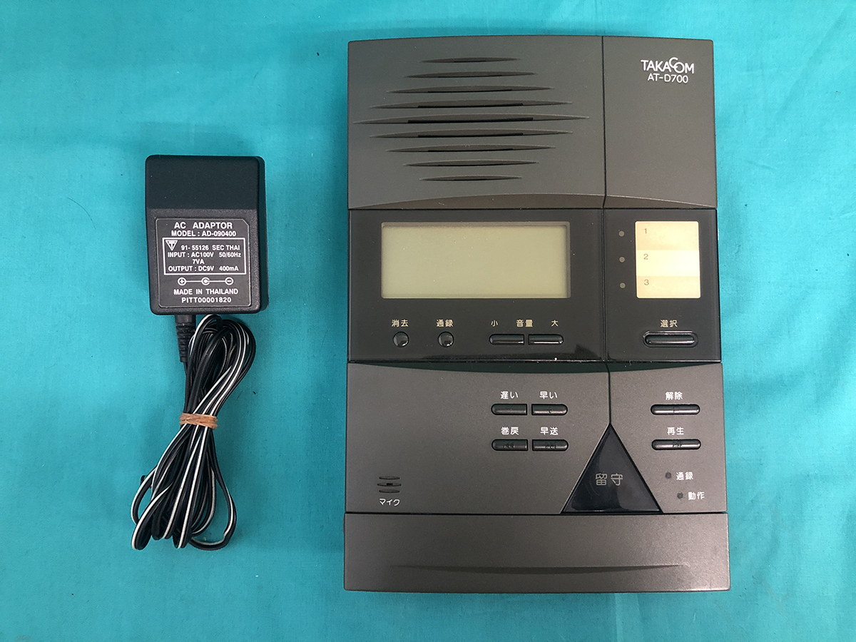 □通電・動作OK☆AT-D700/録音装置☆送料無料-