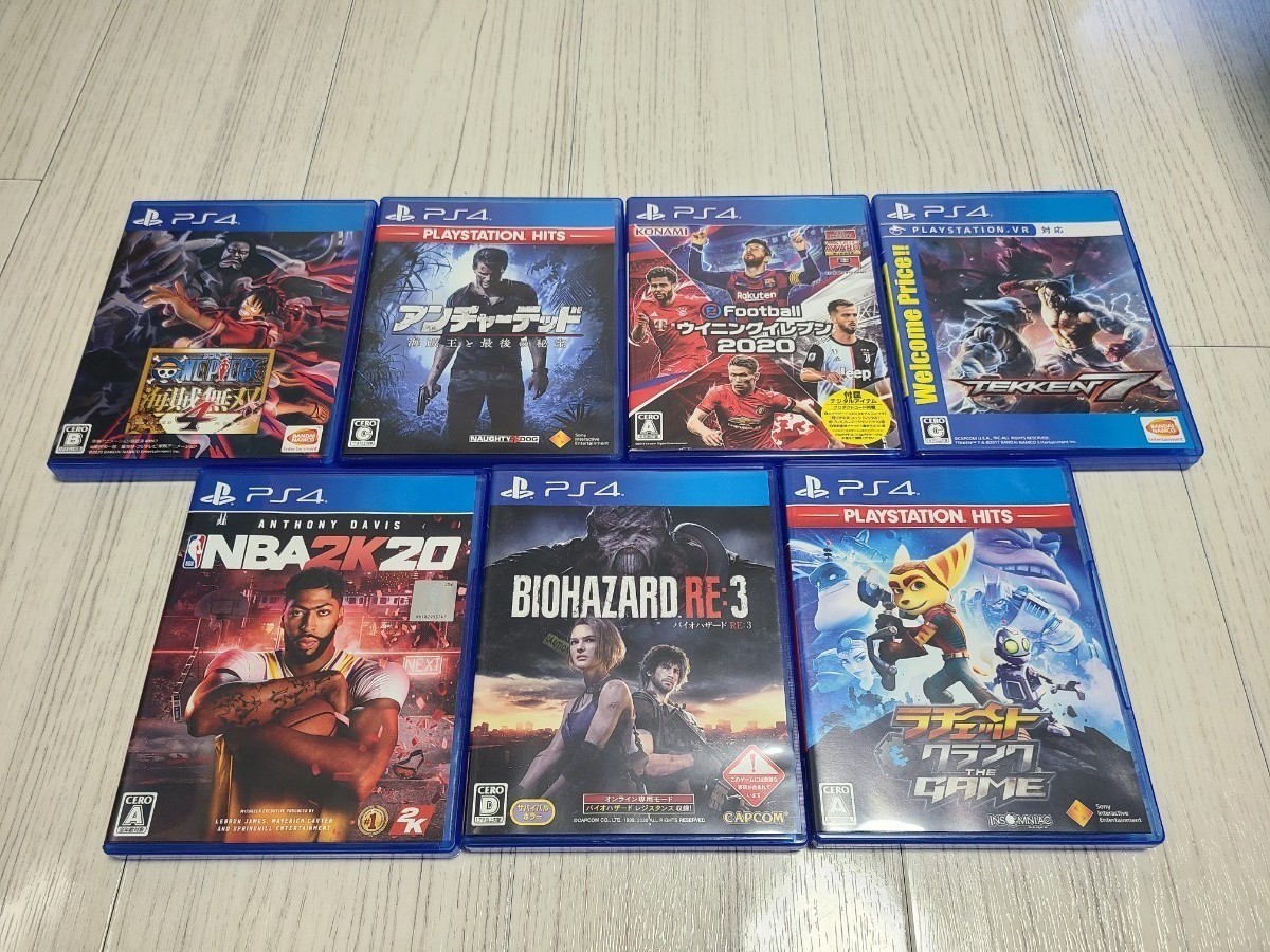 PS4ソフト7本 PS4 pro playstation