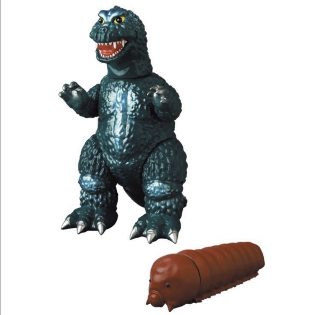 安楽安作 GODZILLA VINYL WARS EX ゴジラ + モスラの幼虫 モスラ対