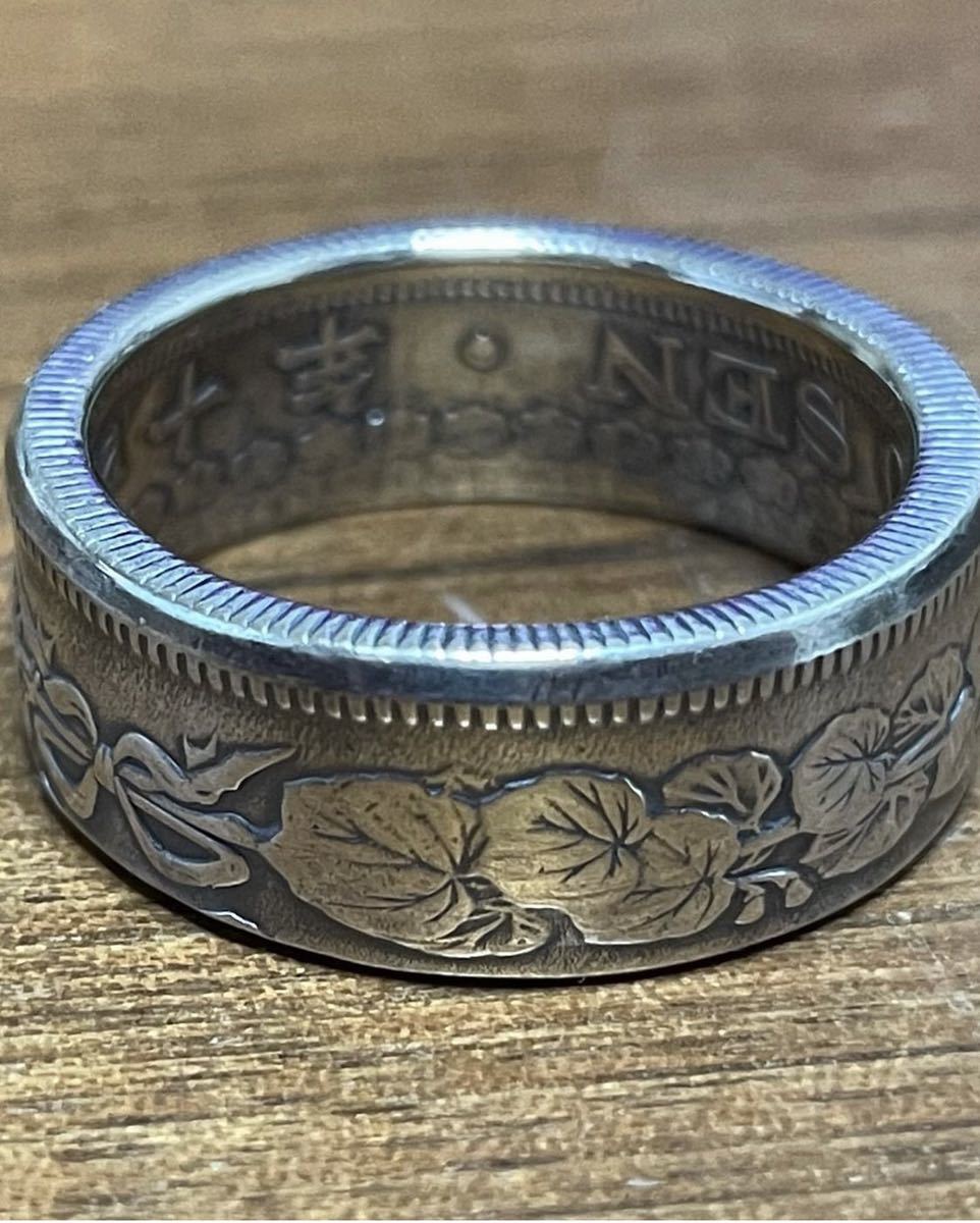 CHRON RING 50銭銀貨のコインリング指輪 オーダーも可能！_画像2