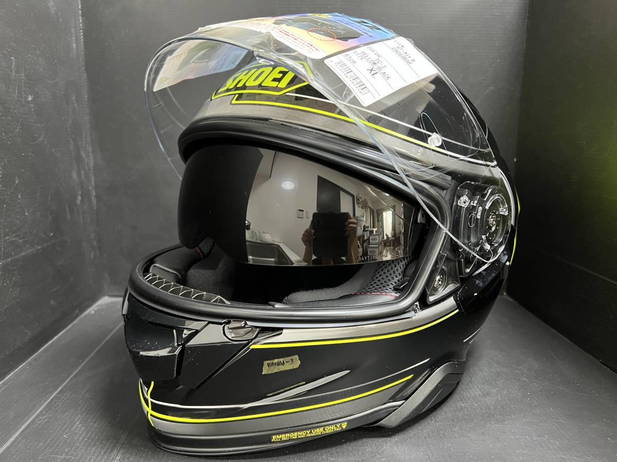 ☆M SHOEI ショウエイ GT-AirⅡ TC-3 ヘルメット 61cm (A40709-2) GT