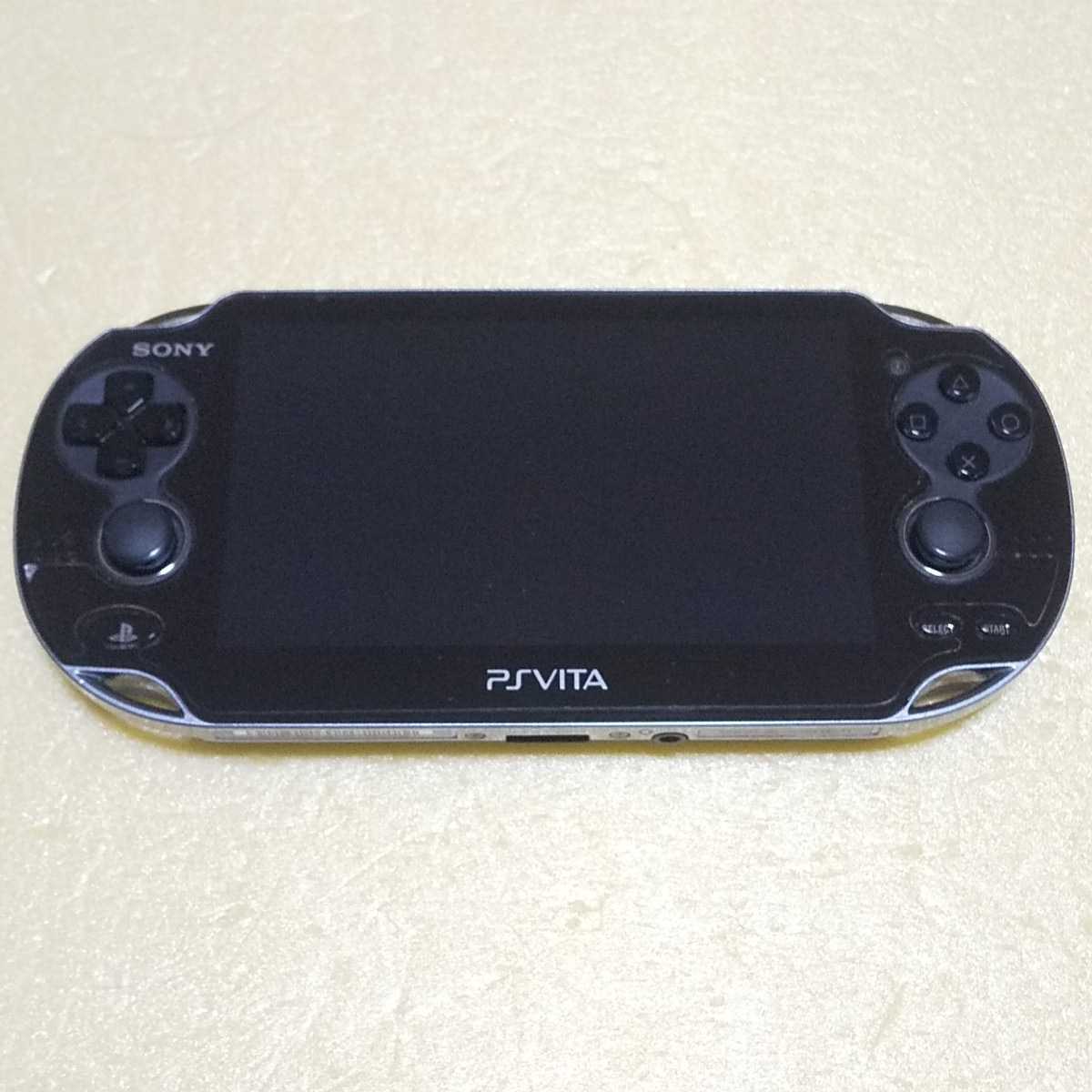 PS Vita 〈すぐ遊べるセット、動作確認済〉本体PCH-1000、メモリーカード16GB、充電ケーブル、ソフト6本【管理】2207147