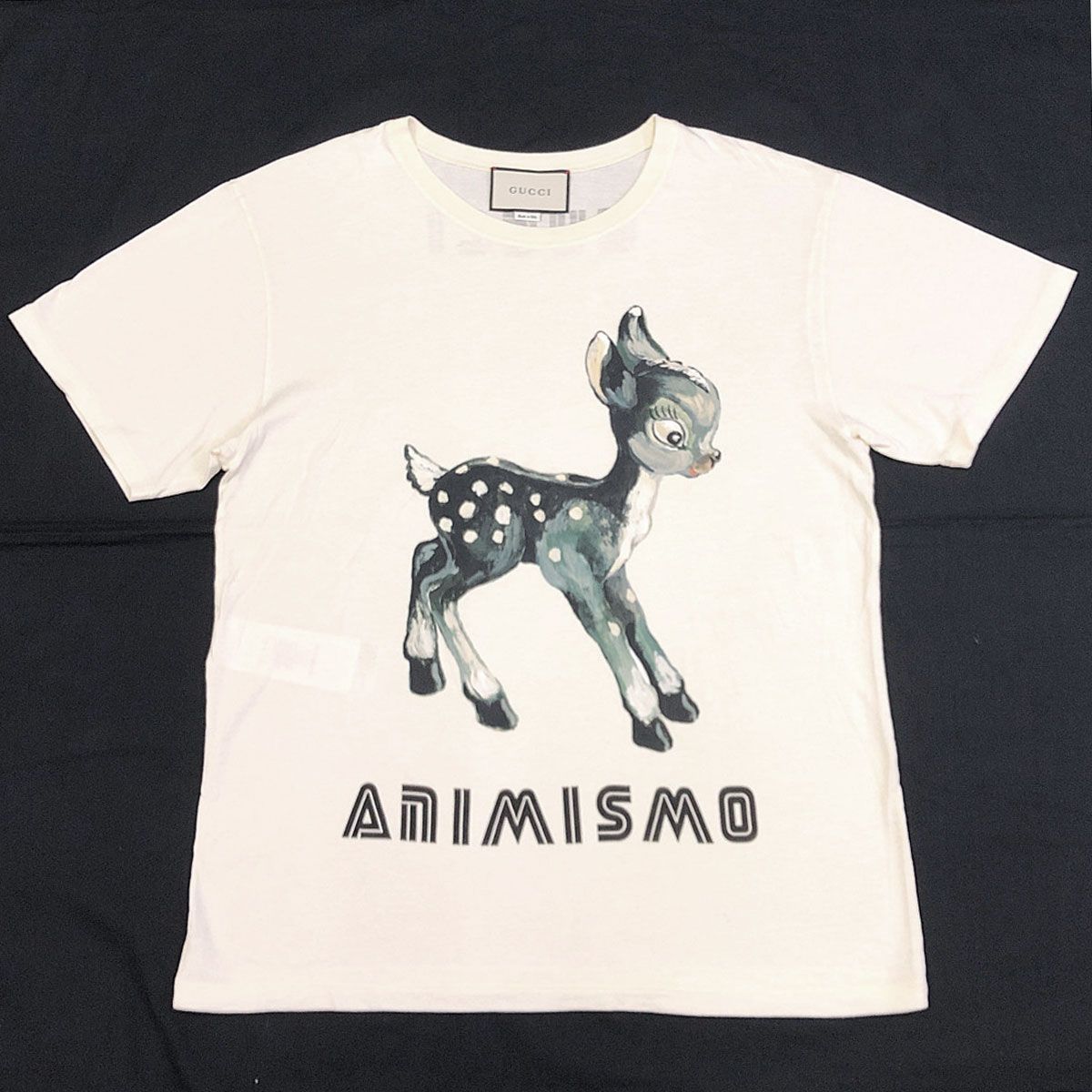 グッチ NIMISMO バンビ プリント Tシャツ 492347 メンズ 【アパレル