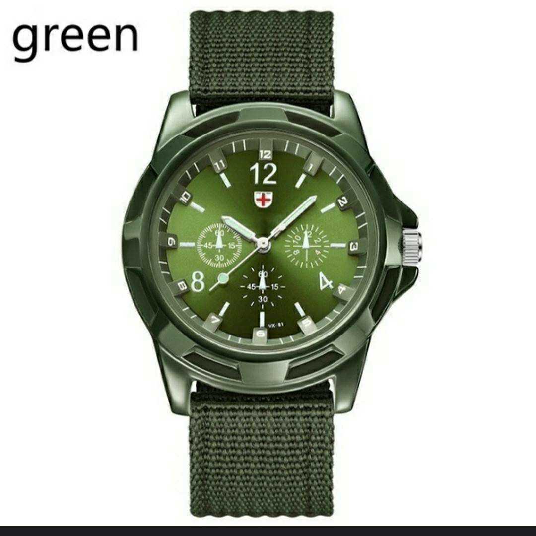 新品 腕時計 軍事モデル 緑　5
