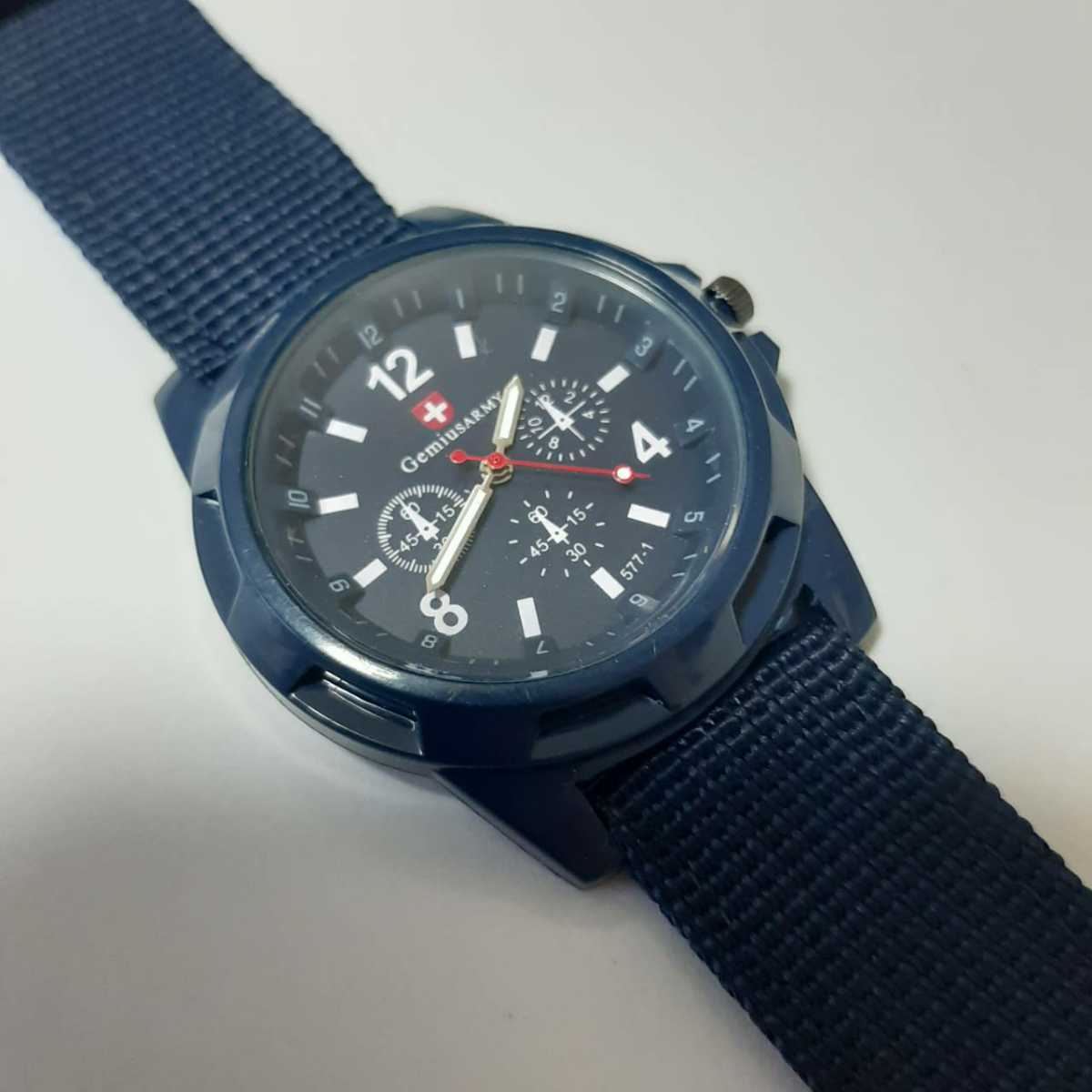 新品 　腕時計 　軍事モデル　 青　5