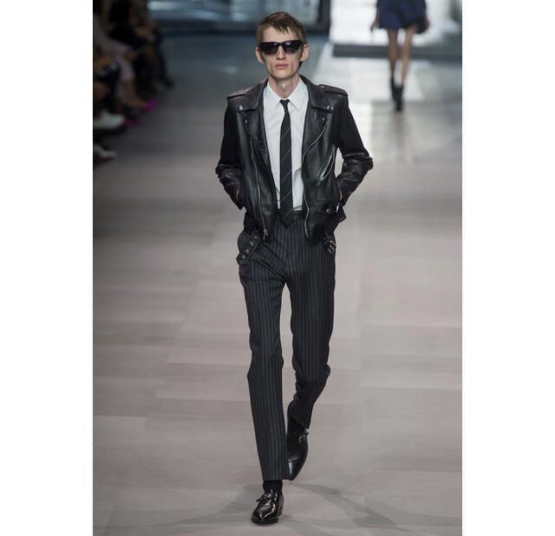 CELINE セリーヌ CLASSIC BIKER JACKET ダブル ライダース HEDI CELINE セリーヌ CLASSIC BIKER JACKET ダブル ライダース HEDI