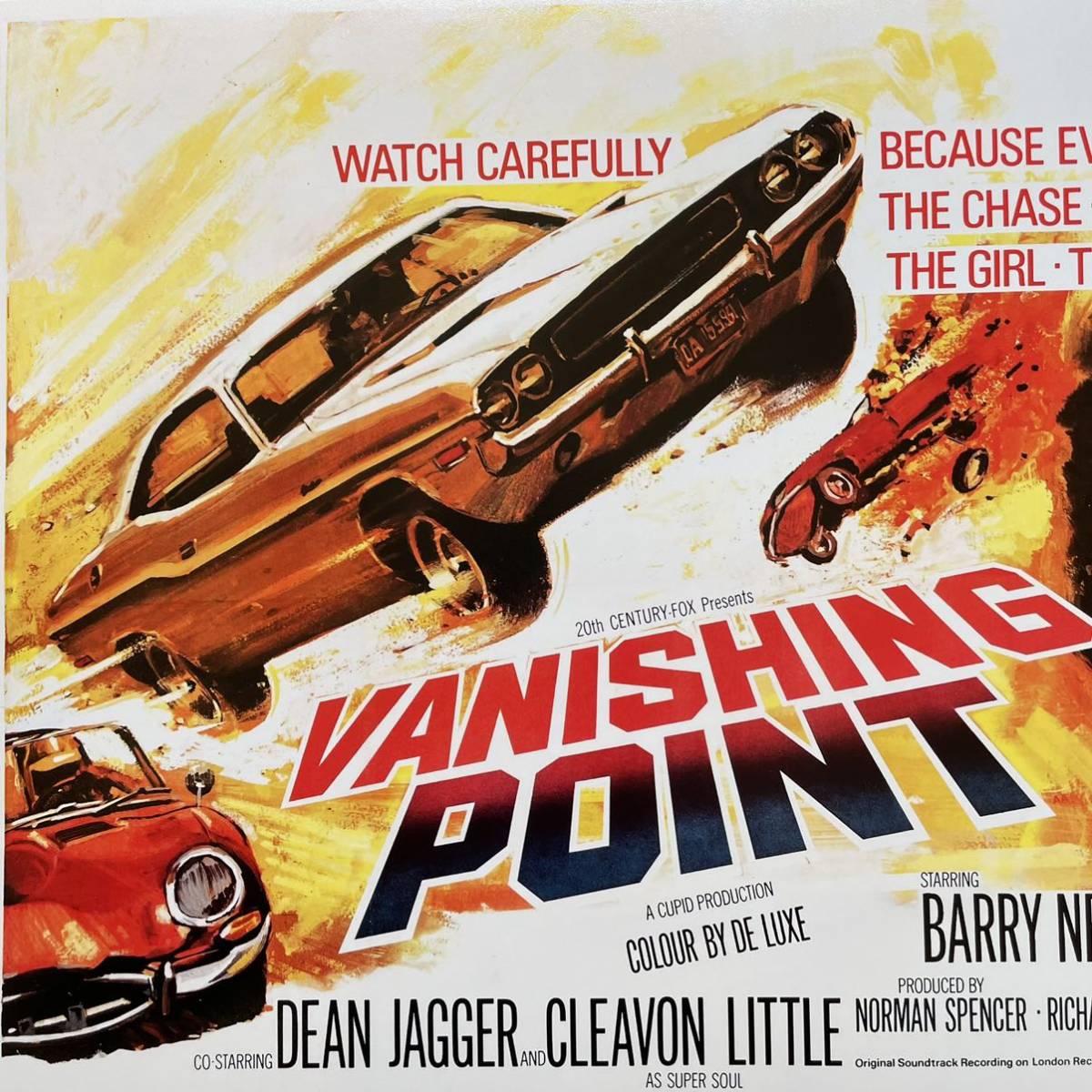 ポスター★『バニシングポイント』UK版デザインポスター★Mopar/ダッジチャレンジャー/モパー/Vanishing Point/Dodge/アメ車/Challenger の画像2