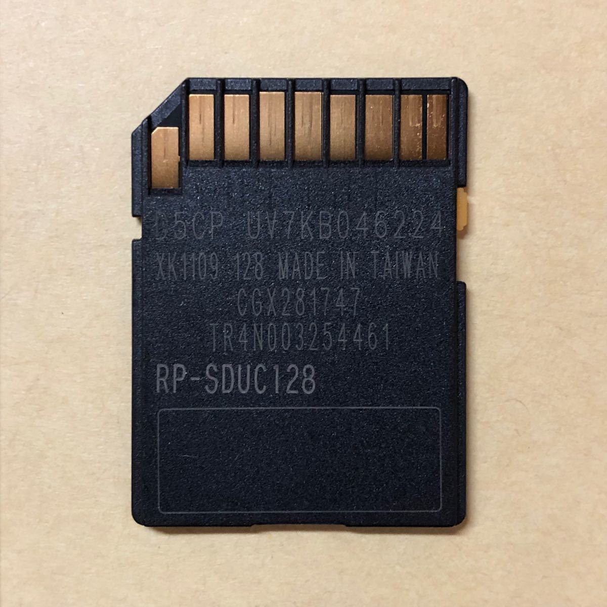 128GB パナソニック PanasonicSDXC UHS-I SDカード RP-SDUC128 MLC