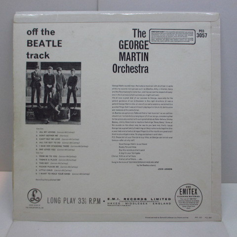 GEORGE MARTIN & HIS ORCHESTRA-Off The Beatle Track (UK:2nd P_画像2