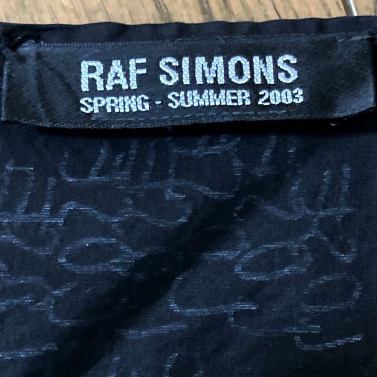 ファッション小物・ストライプストール・ストール・縞模様 raf simons