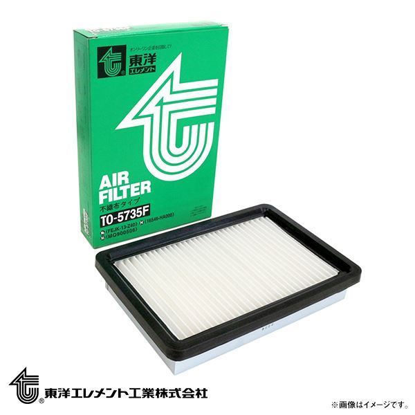 TO-2972V ラルゴ LARGO E-NCW30 エアフィルター 東洋エレメント 日産 エアエレメント エアフィルター 交換 メンテナンス 整備_画像1