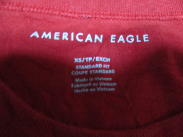 海外 輸入 アメリカ 古着 ビンテージ アメリカンイーグル American Eagle 長袖Ｔシャツ ロンＴ サイズ XS 大き目_画像5