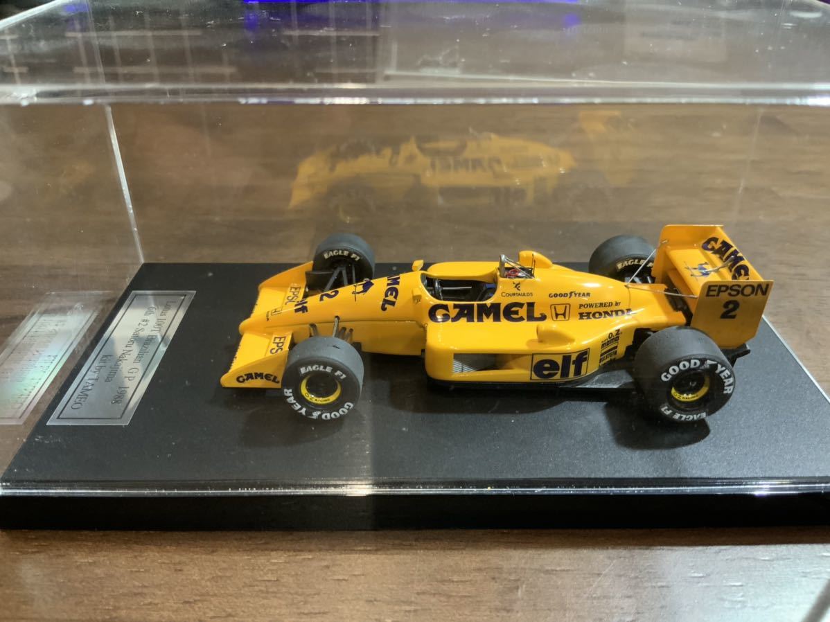 タメオ 1/43 完成品 ロータス・ホンダ100T 1988年 ブラジルGP 6 タメオ 1/43 完成品 ロータス・ホンダ100T 1988年 ブラジルGP 6