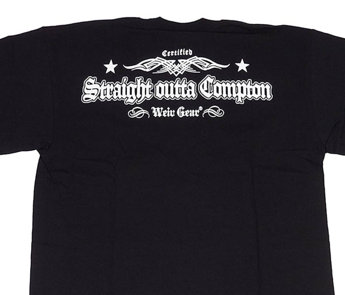 LA ストリートプリント　COMPTON EAZY-E コンプトン プリント 半袖 Tシャツ (ブラック) [並行輸入品]　(L)_画像4