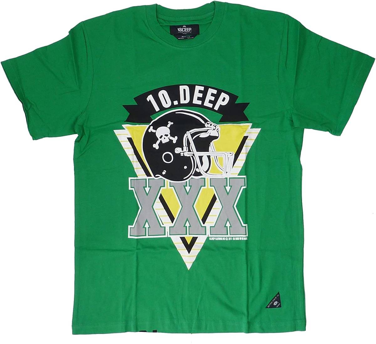 [並行輸入品] 10 DEEP テンディープ XXXロゴ 半袖 Tシャツ (グリーン)　[L]_画像1