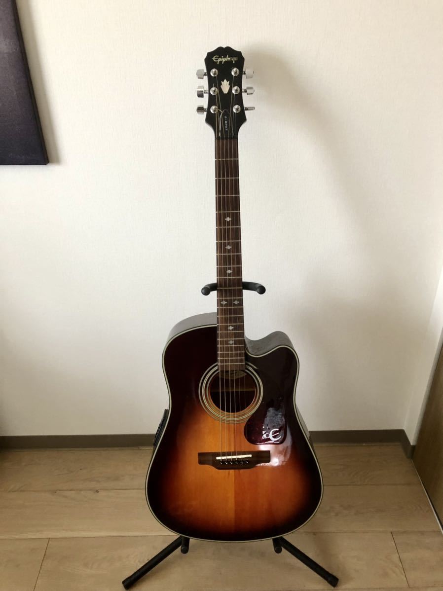 珍品？エピフォン Epiphone HR350CE/VSエレアコ ケース付