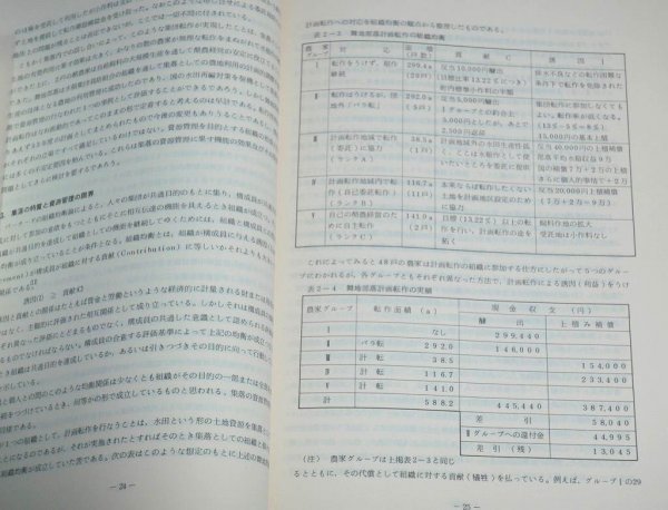 ★【農村地域の再編と管理に関する研究 昭和52～54年度 3冊セット】坂本慶一 京都大学農学部 B5判_画像5