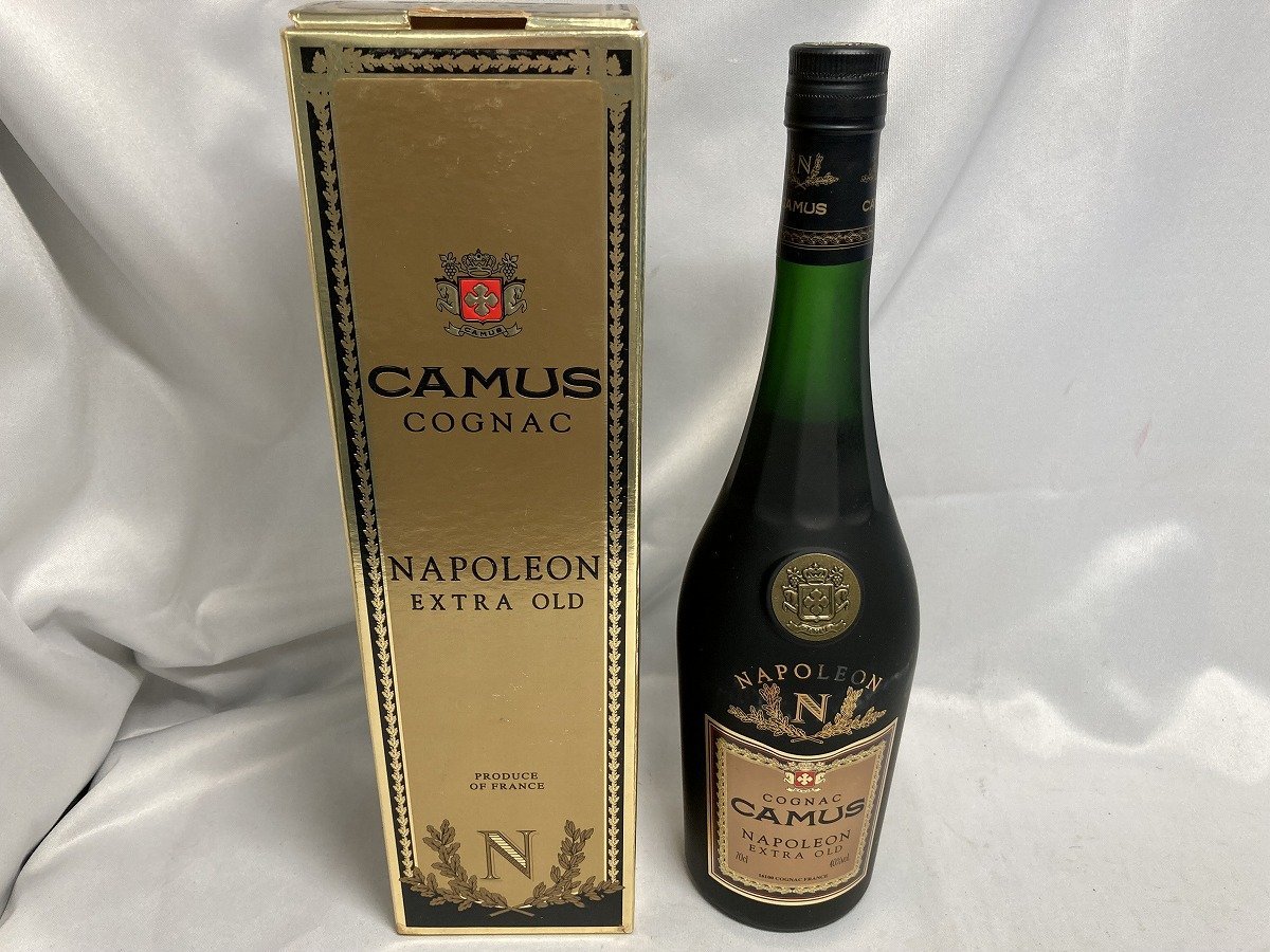 日本未入荷 古酒 ブランデー コニャック CAMUS カミュ ナポレオン EXTRA OLD 700ml 箱付き 未開