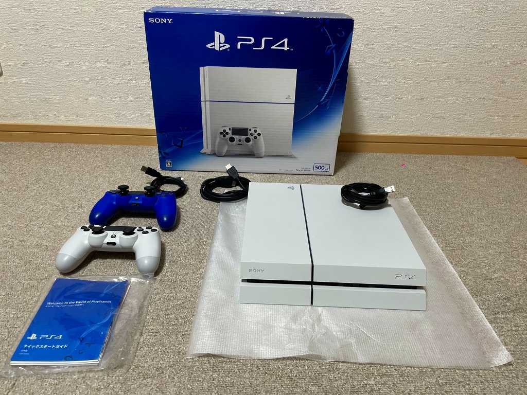 PS4 本体 CUH-1200A B02 500GB グレイシャー・ホワイト プレステ4 PlayStation4 プレイステーション4