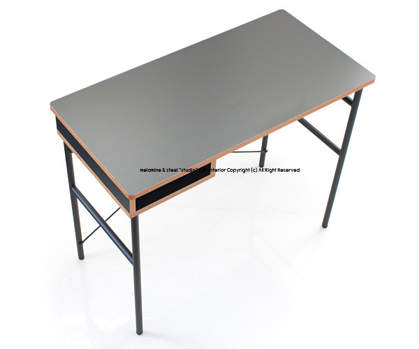 [ бесплатная доставка ]STU-DB120 Studio стол простой полки место хранения melamin steel стол компьютерный стол 120cm one салон 
