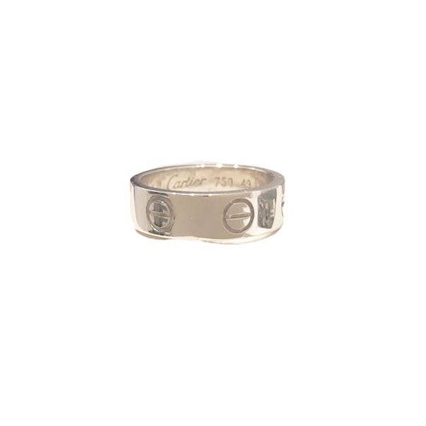 カルティエ Cartier ラブリング 750WG #49 K18ホワイトゴールド