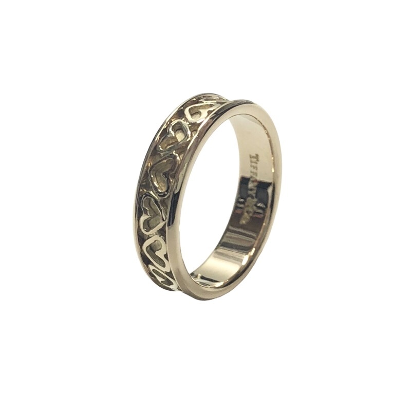現金特価】 TIFFANY&CO ティファニー クラウンオブハート 中古 K18YG