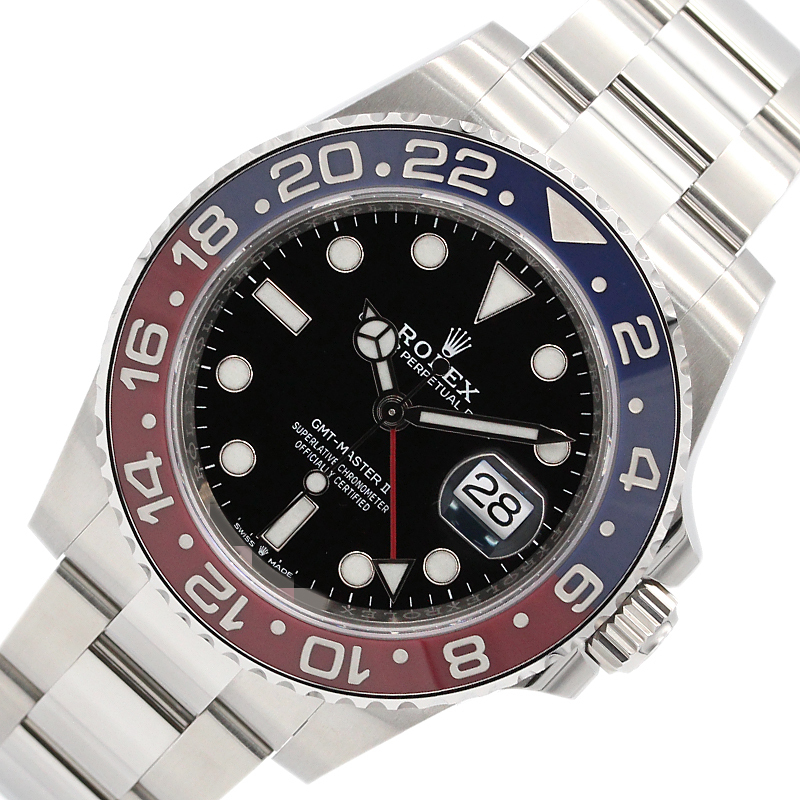 超大特価 自動巻き ランダムシリアル 126710BLRO GMTマスター2 ROLEX ロレックス メンズ 中古 腕時計 本体