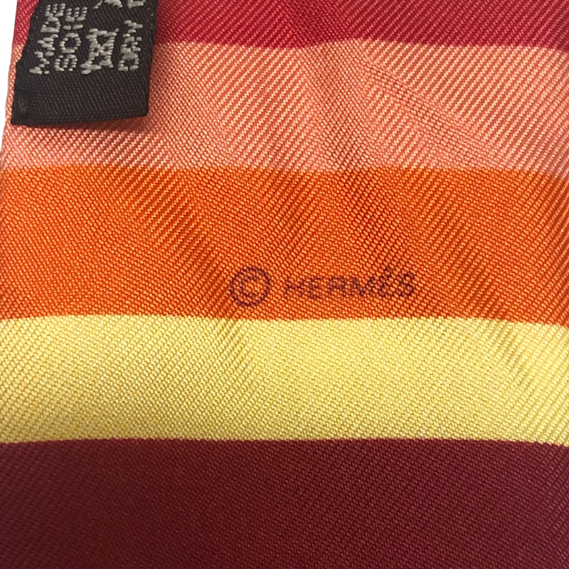 エルメス HERMES ツイリー マルチカラー その他ファッション雑貨 レディース 中古_画像5