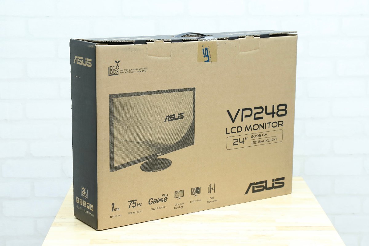 【F0769】★未開封品★ASUS★ゲーミングモニター★VP248H-R★24型★フルHD★液晶ディスプレイ★★_画像1