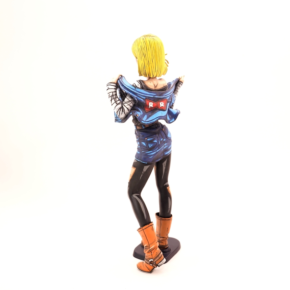 ドラゴンボール 人造人間18号 フィギュア フルリペイント 2D 二 ドラゴンボール 人造人間18号 フィギュア フルリペイント 2D 二