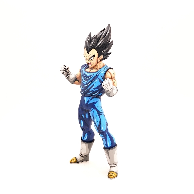 ドラゴンボール ベジータ フィギュア フルリペイント 2D 二次元塗装 二