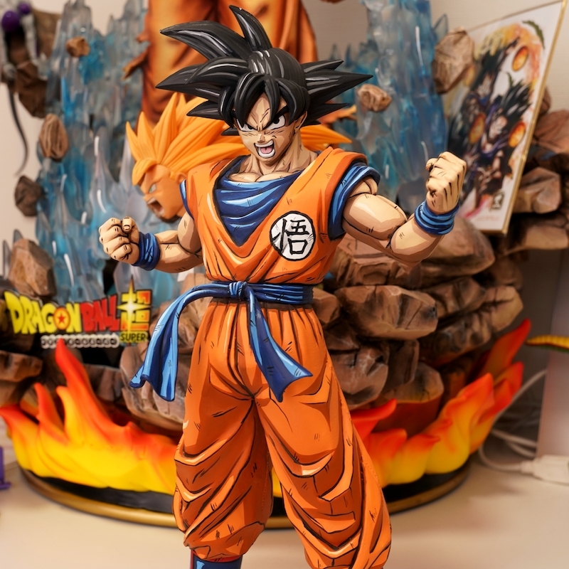 ドラゴンボール 孫悟空 フィギュア フルリペイント 2D 二次元塗装 二次元彩色 アニメ塗装 一番くじ スーパーヒーロー C賞 9