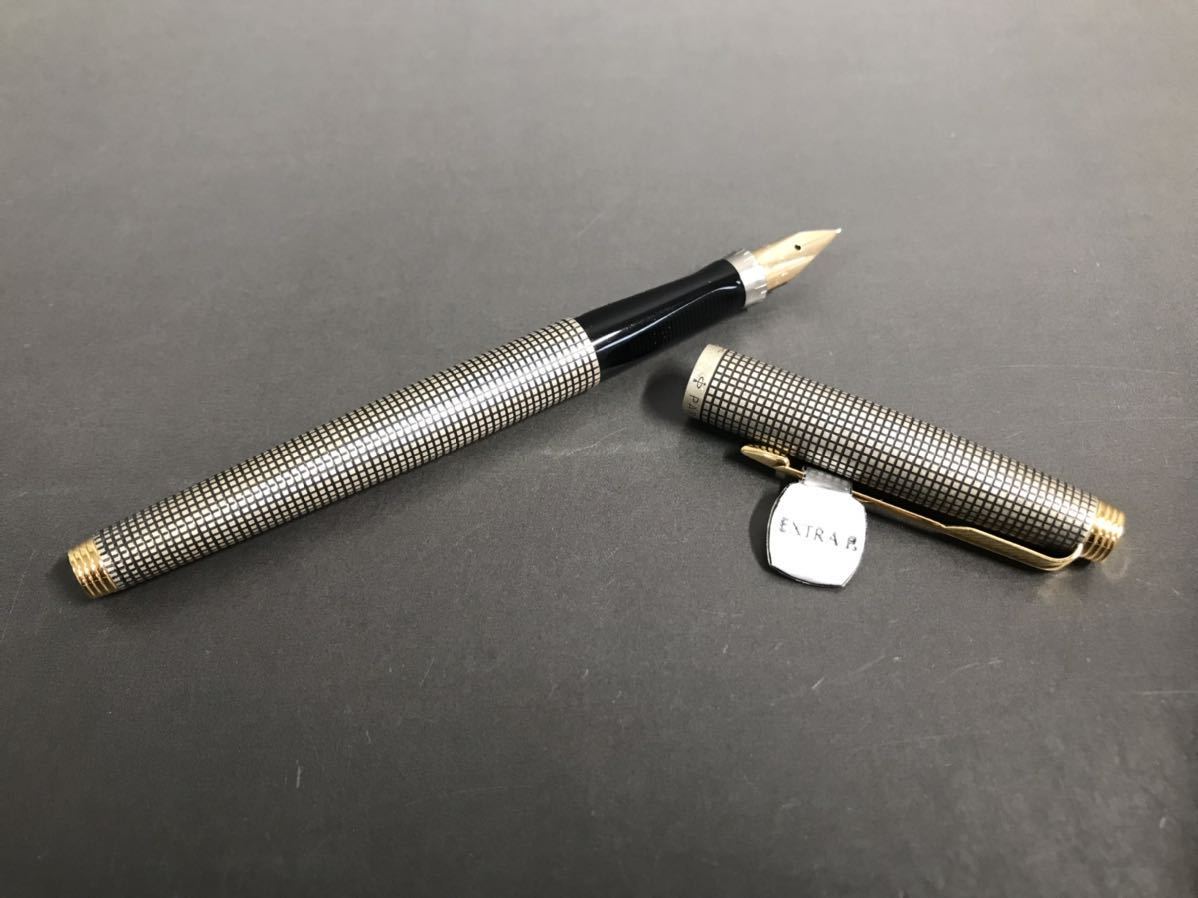 PARKER USA パーカー 万年筆 STERLING CAP&BARREL ペン先 14K PARKER USA パーカー 万年筆 STERLING CAP&BARREL ペン先 14K