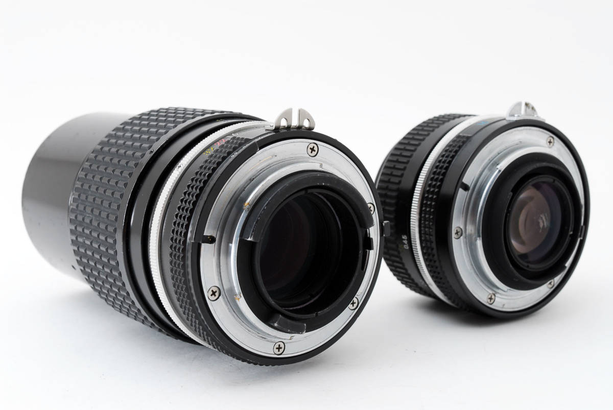 【純正 単焦点レンズ　2本セット】 Nikon ニコン Ai NIKKOR 50mm F2　200mm　F4　 一眼レフカメラ用 同梱可能　＃6540_画像7